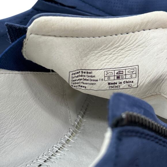 Josef Seibel Caren 22 Sneakers Women's SZ 11 Blue Capsule Casual Everyday Wear - Picture 10 of 10